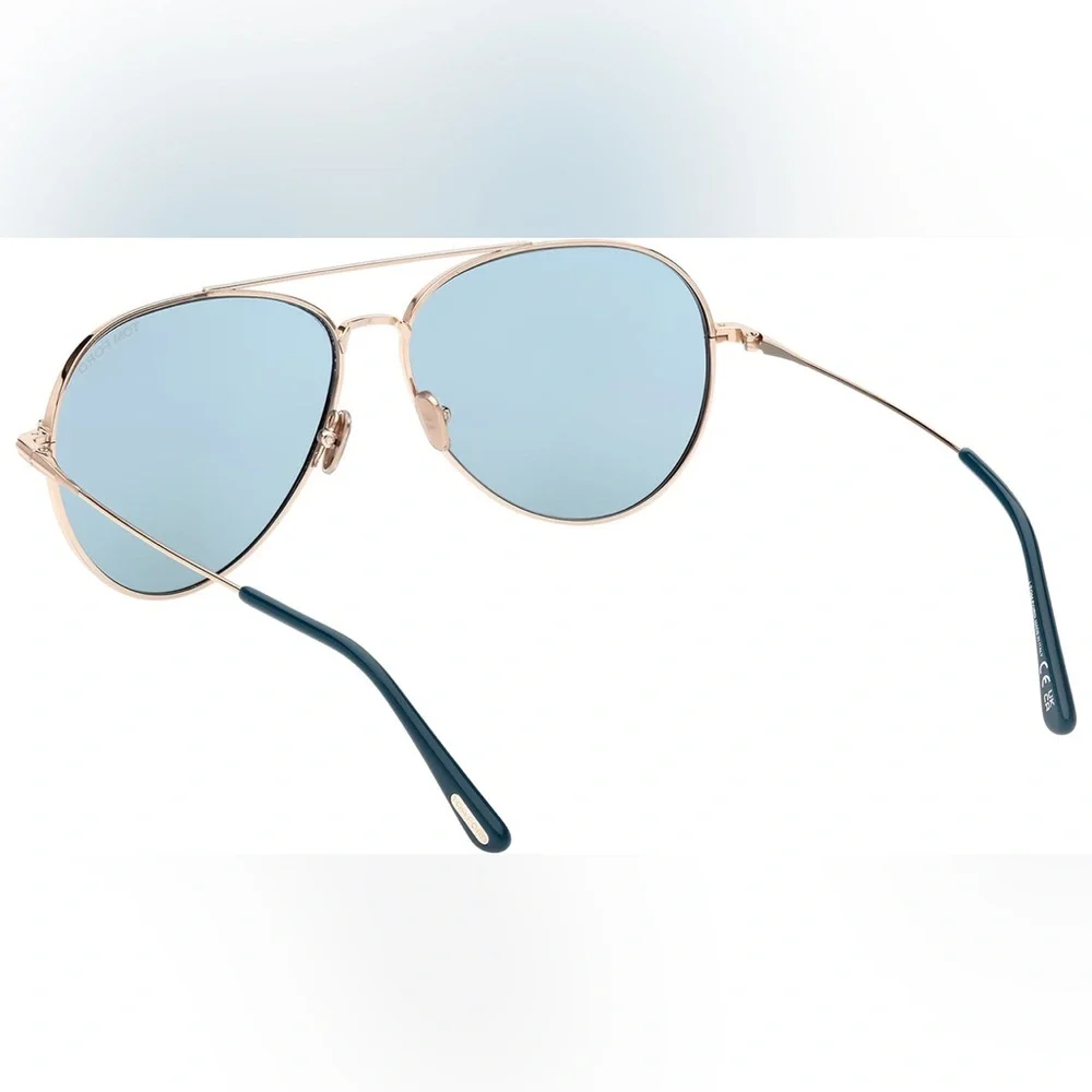 Tom Ford unisex 62mm aviator sunglasses Dashel-02 TF996 28x 62 14 145 NEW - Picture 4 of 12